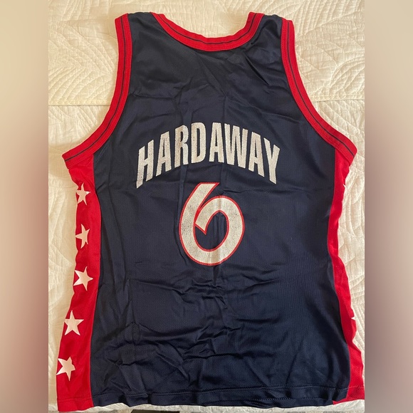 1996 Champions USA Olympic Basketball Team Penny Hardaway #6 jersey - Picture 2 of 8